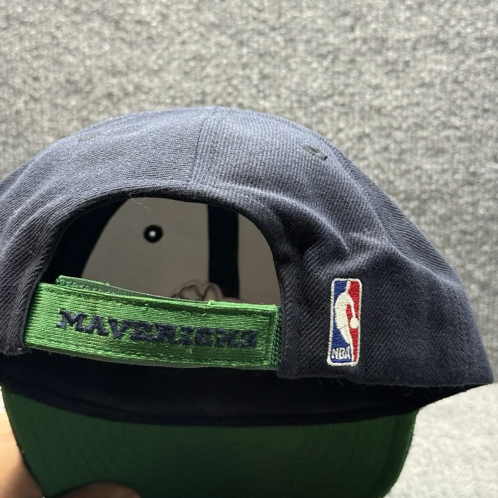 Vintage Dallas Mavericks Hat Cap Strap‎ Back NBA Basketball Puma Mens 90s 00s
